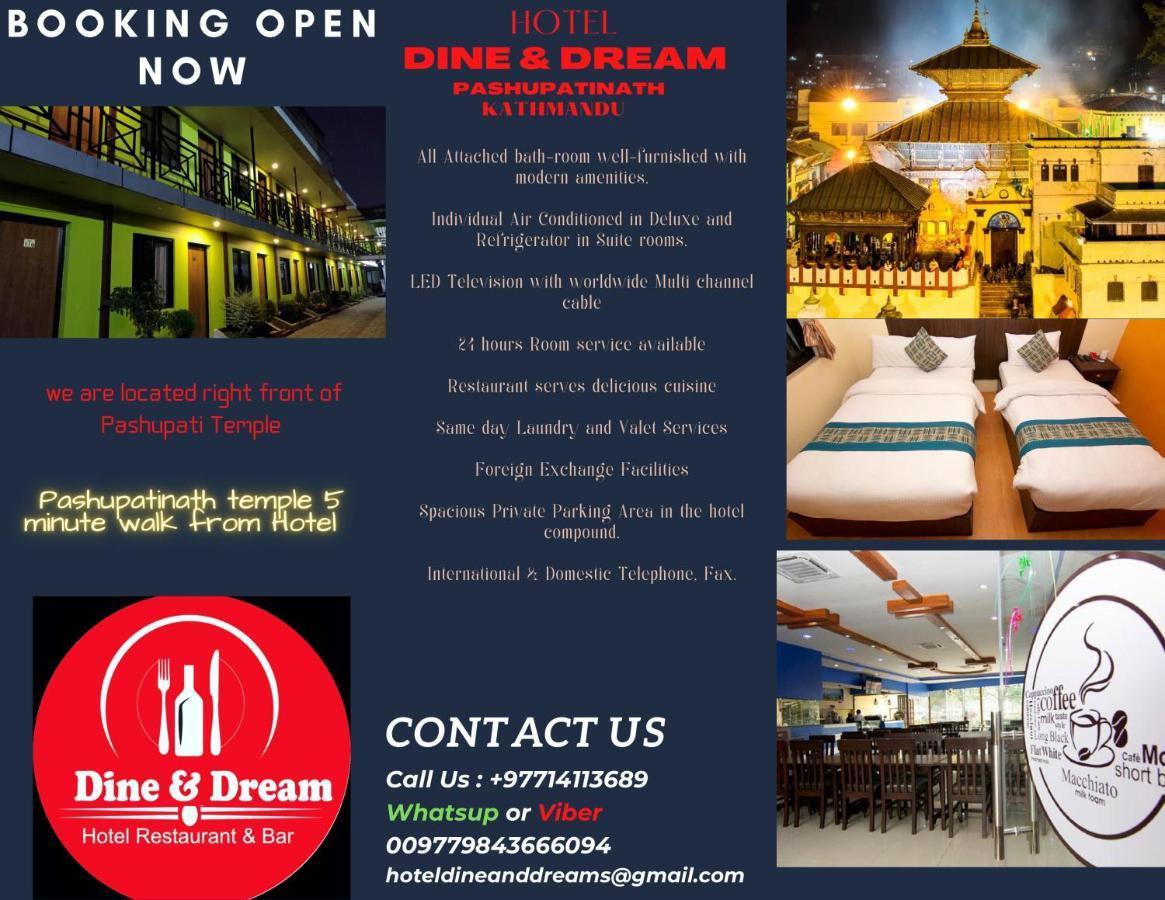 Hotel Dine & Dream Kathmandu Esterno foto